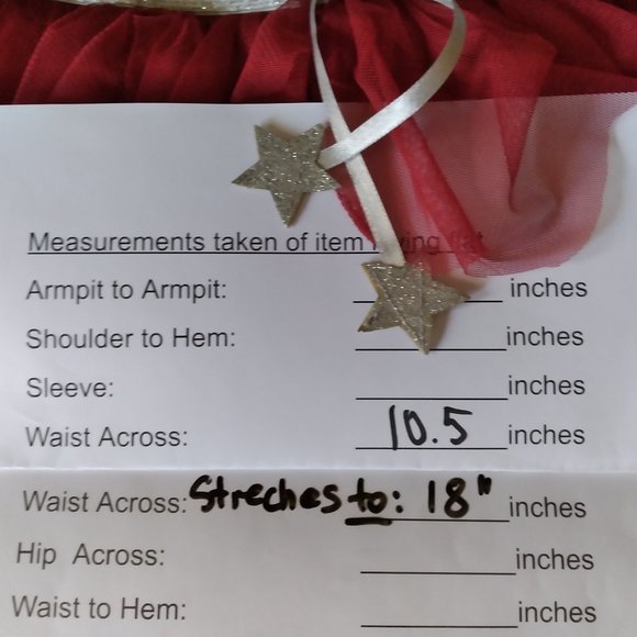 HOST PICK !! Kate Mack s 12 red tulle skirt, Gymboree L sweater silver cardigan - Picture 5 of 9